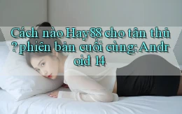 Cách nào Hay88 cho tân thủ phiên bản cuối cùng Android 14