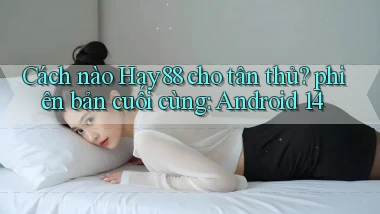 Cách nào Hay88 cho tân thủ phiên bản cuối cùng Android 14