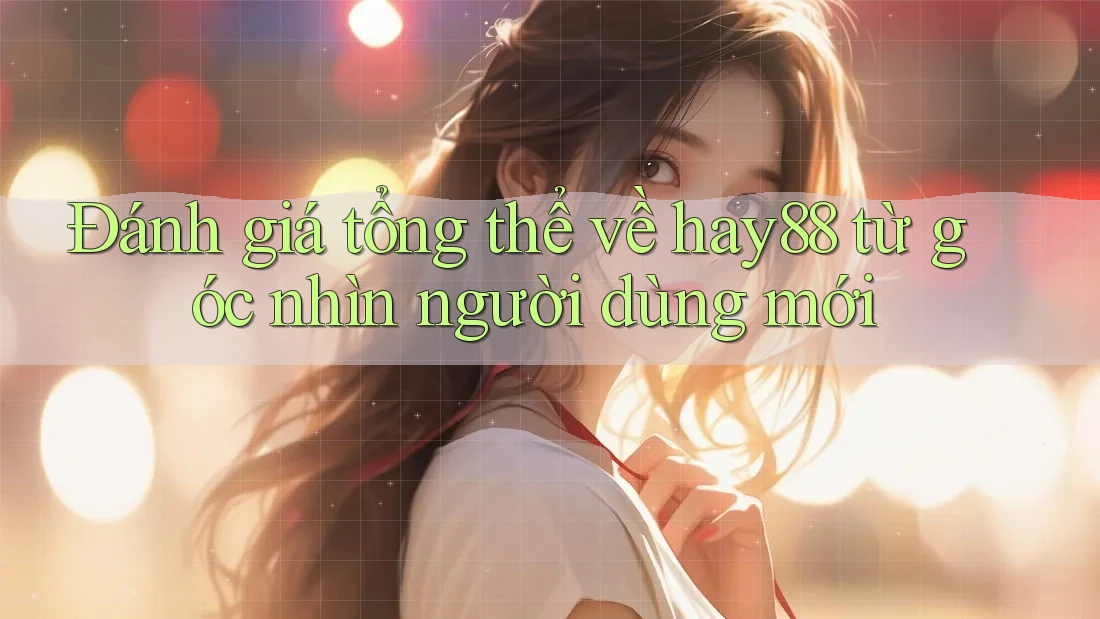 Đánh giá tổng thể về hay88 từ góc nhìn người dùng mới