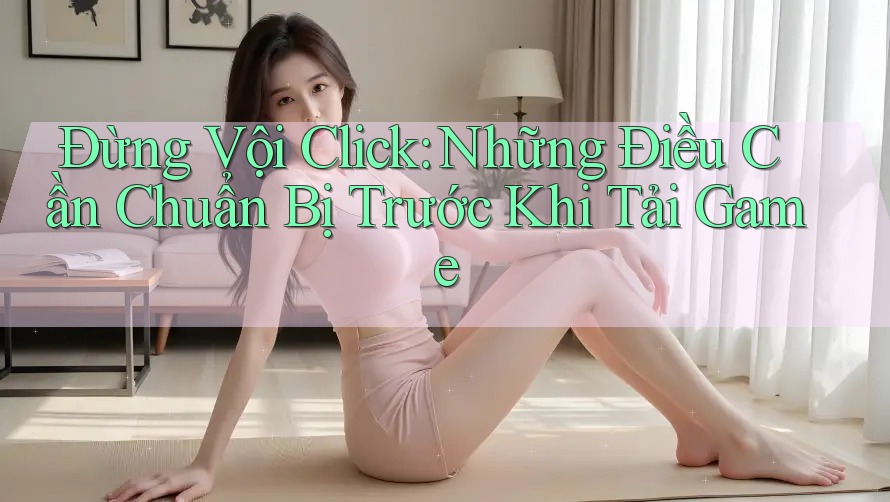 Đừng Vội Click: Những Điều Cần Chuẩn Bị Trước Khi Tải Game
