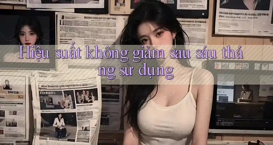 Hiệu suất không giảm sau sáu tháng sử dụng Hiệu suất không giảm sau sáu tháng sử dụng