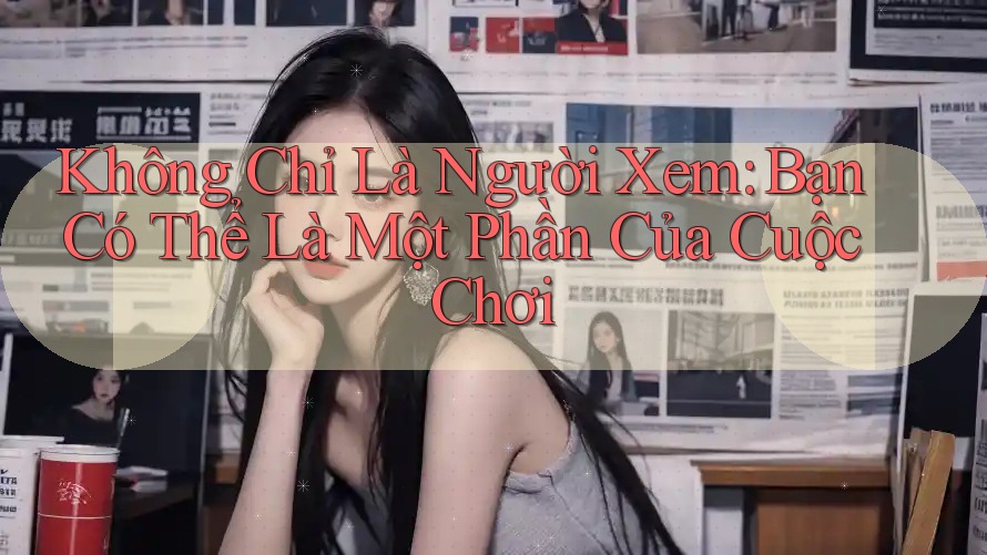Không Chỉ Là Người Xem: Bạn Có Thể Là Một Phần Của Cuộc Chơi
