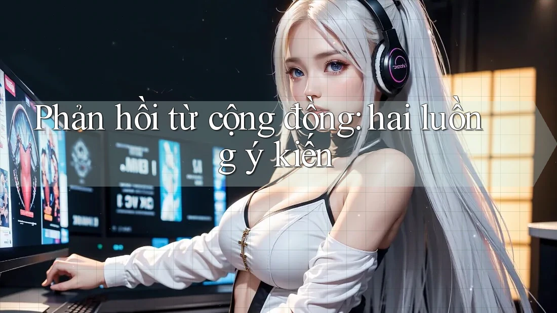 Phản hồi từ cộng đồng: hai luồng ý kiến Phản hồi từ cộng đồng: hai luồng ý kiến