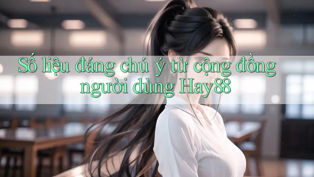 Số liệu đáng chú ý từ cộng đồng người dùng Hay88 Số liệu đáng chú ý từ cộng đồng người dùng Hay88