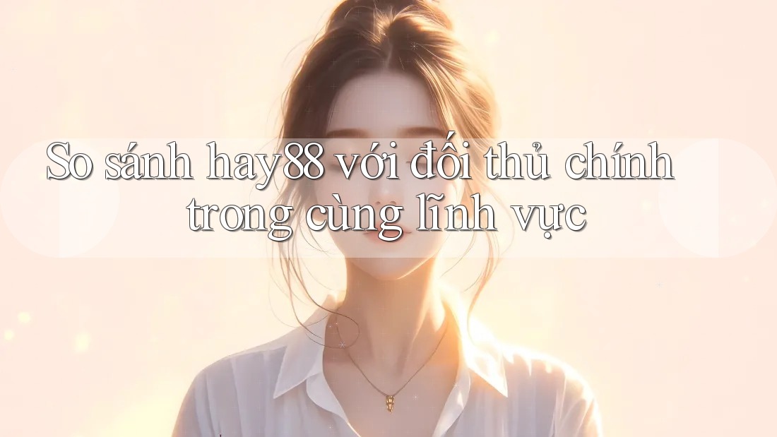 So sánh hay88 với đối thủ chính trong cùng lĩnh vực So sánh hay88 với đối thủ chính trong cùng lĩnh vực