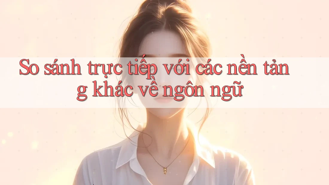 So sánh trực tiếp với các nền tảng khác về ngôn ngữ