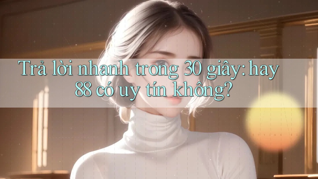 Trả lời nhanh trong 30 giây: hay88 có uy tín không? Trả lời nhanh trong 30 giây: hay88 có uy tín không?