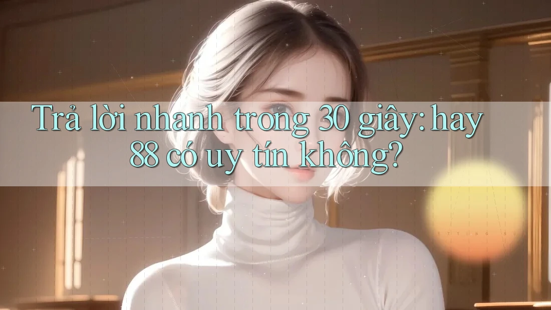 Trả lời nhanh trong 30 giây: hay88 có uy tín không?